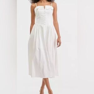 Alex and Sophia White Spring Dress